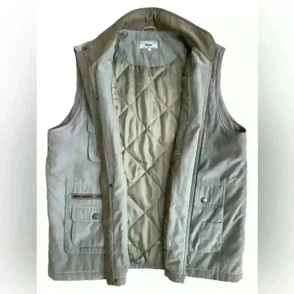 Vintage Mian AA Utility Vest Gilet Fishing Jacket Sleeveless Outdoor Quilted XXL - Picture 3 of 12